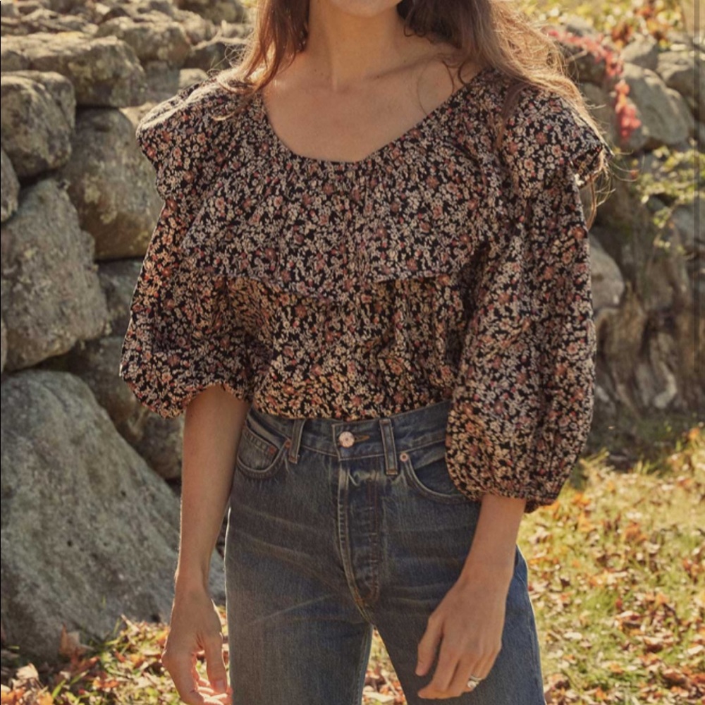 Cielito Top Harvest Meadow Floral
